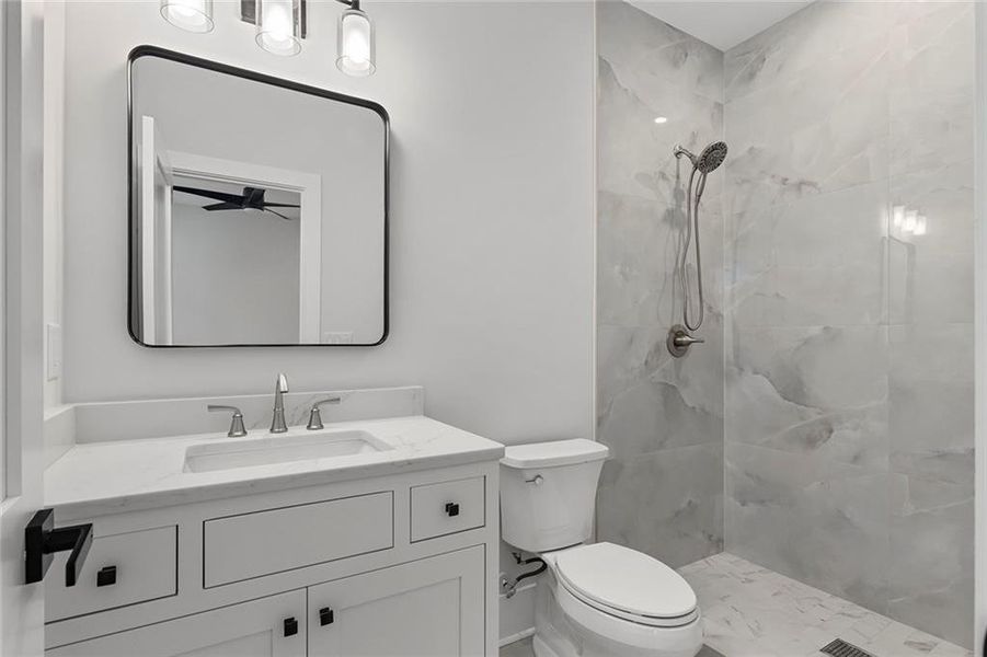 Furnished interior view inside a new home in , Atlanta (Image 33).