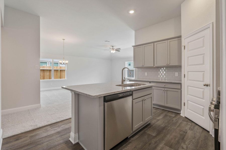 Furnished interior view inside a new home in Grand Oaks Reserve, Cleveland (Image 5).