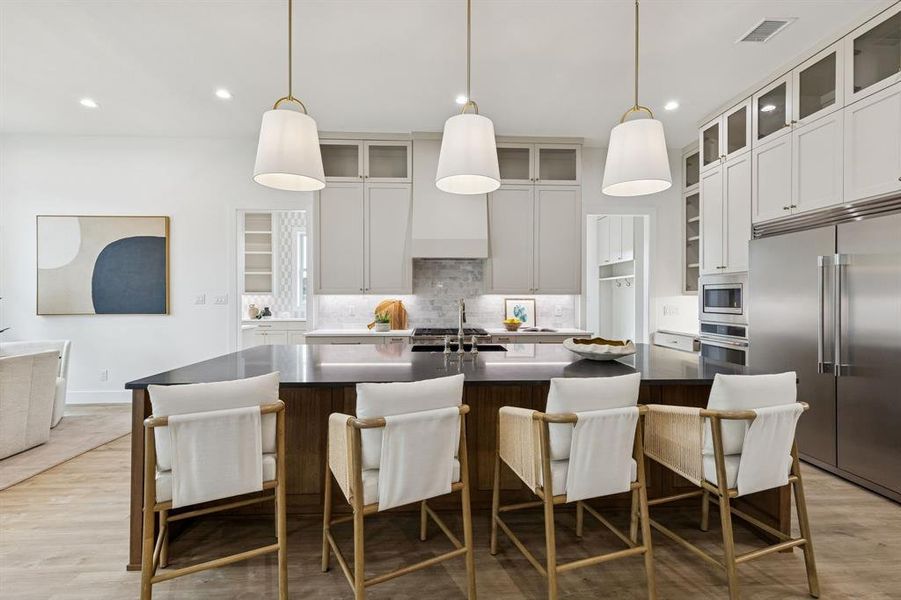 Furnished interior view inside a new home in , Midlothian (Image 24).