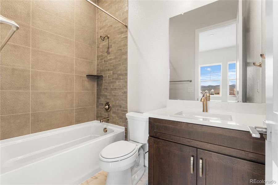 Furnished interior view inside a new home in Horizon at Solstice, Littleton (Image 15).