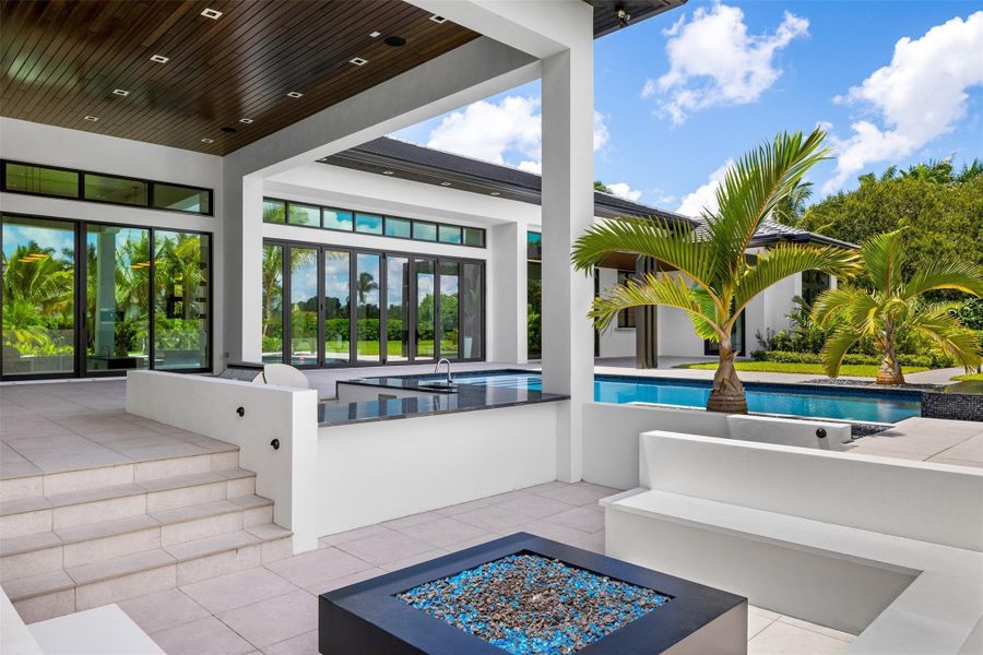 Furnished interior view inside a new home in , Southwest Ranches (Image 34).