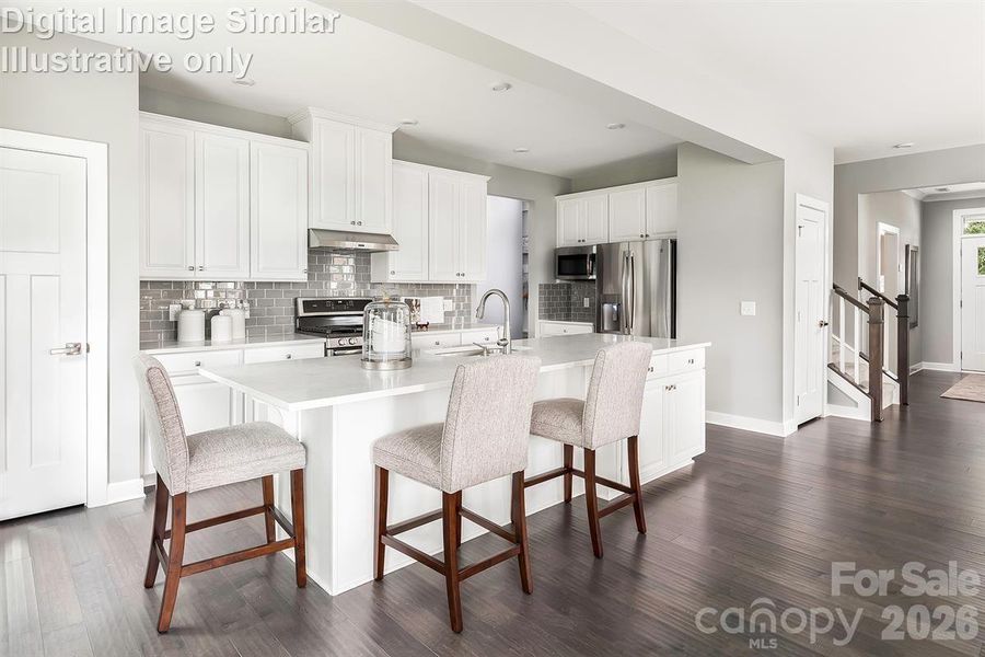 Furnished interior view inside a new home in Kelton, Charlotte (Image 14).