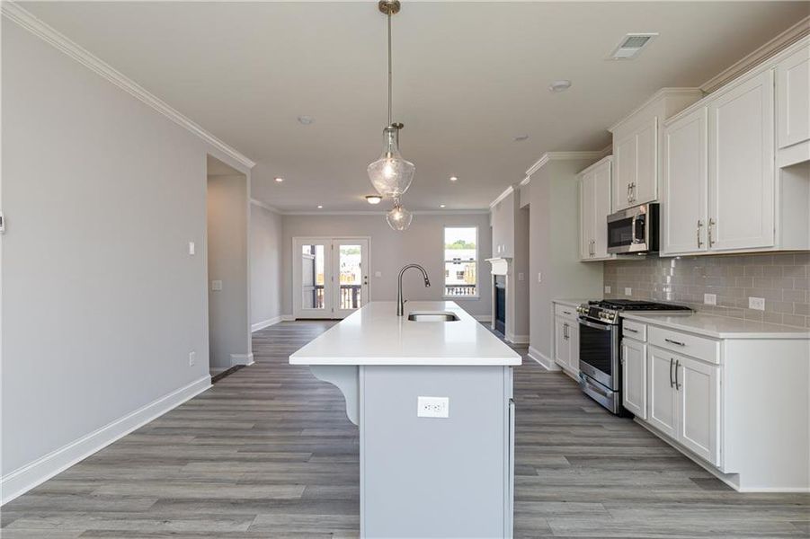 Furnished interior view inside a new home in , Lawrenceville (Image 13).
