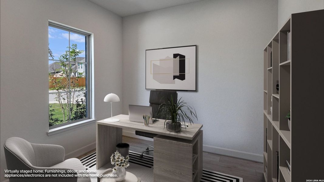 Furnished interior view inside a new home in Haby Hill, San Antonio (Image 6).