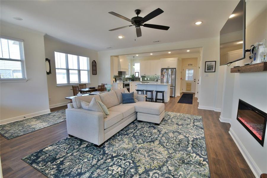 Furnished interior view inside a new home in , Granbury (Image 17). Furnished interior view inside a new home in , Granbury (Image 17).