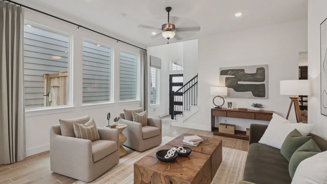 Representative furnished interior of a home built from the Versailles by Chesmar Homes in Kresston Chateau, Montgomery (Image 7). Representative furnished interior of a home built from the Versailles by Chesmar Homes in Kresston Chateau, Montgomery (Image 7).