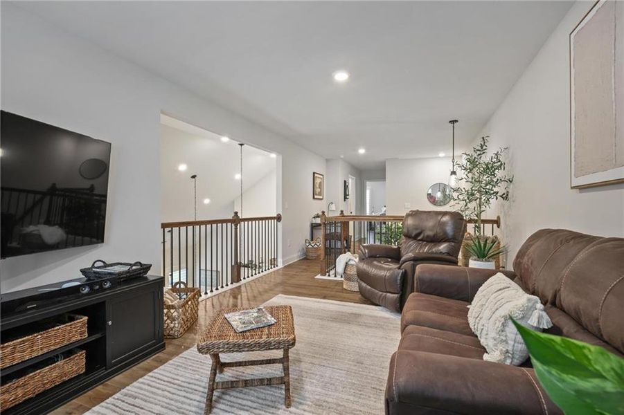 Furnished interior view inside a new home in , Dallas (Image 23).