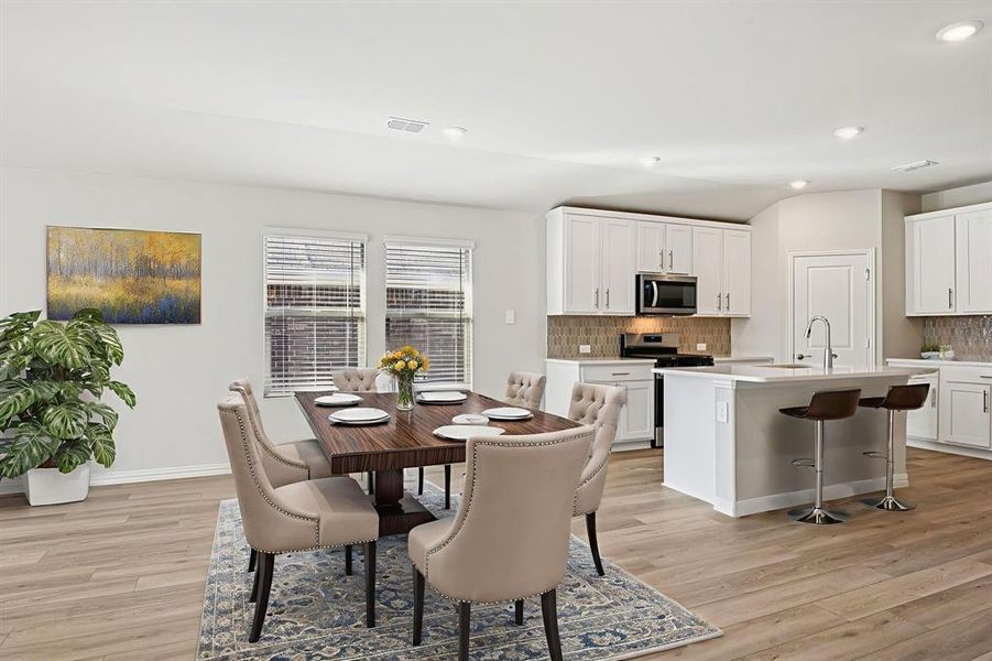 Photo is not of the actual home, but is an inspirational photo of builder’s model home and may depict options, furnishings, and/or decorator features that are not included.