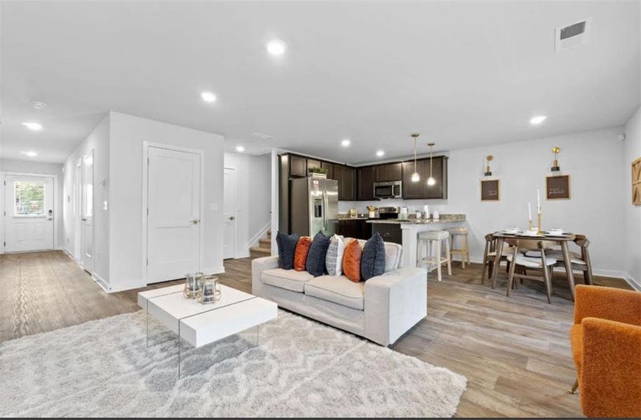 Furnished interior view inside a new home in Campground Crossing, Stockbridge (Image 8).