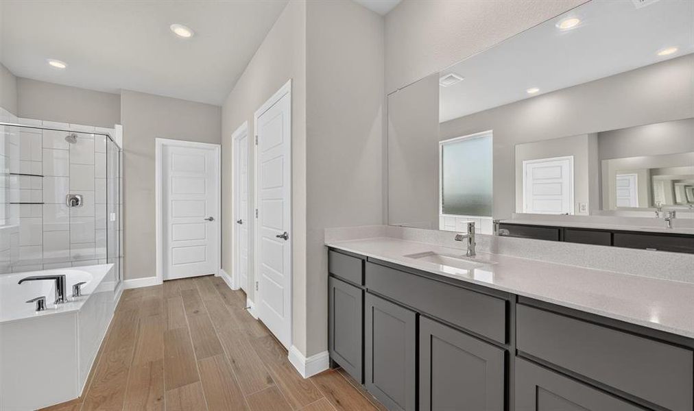 Furnished interior view inside a new home in Treeline, Justin (Image 11).