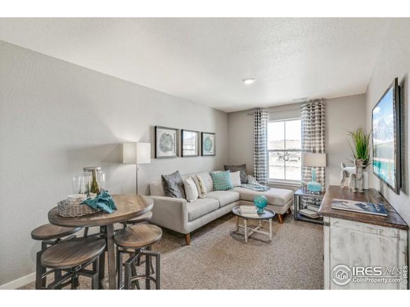 Furnished interior view inside a new home in Vantage, Berthoud (Image 4).