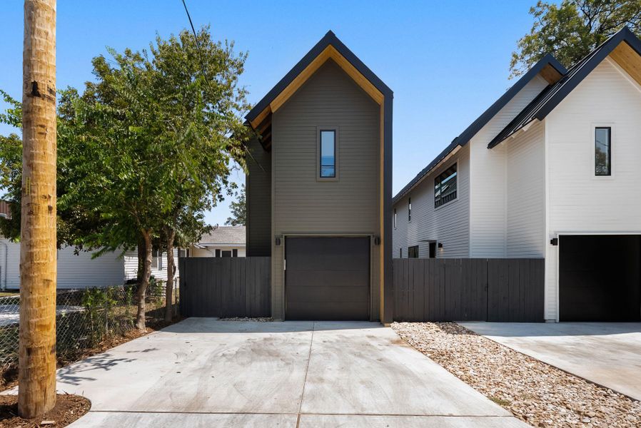 Front exterior of a new home in , Austin, TX, highlighting curb appeal (Image 22). Front exterior of a new home in , Austin, TX, highlighting curb appeal (Image 22).