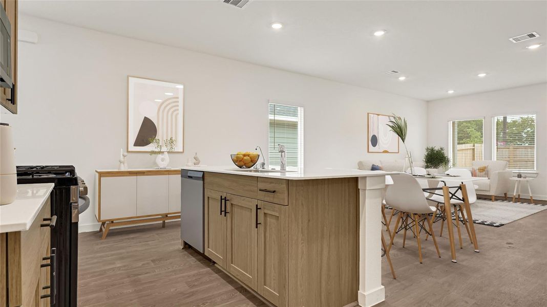 Furnished interior view inside a new home in Emberly, Beasley (Image 7).