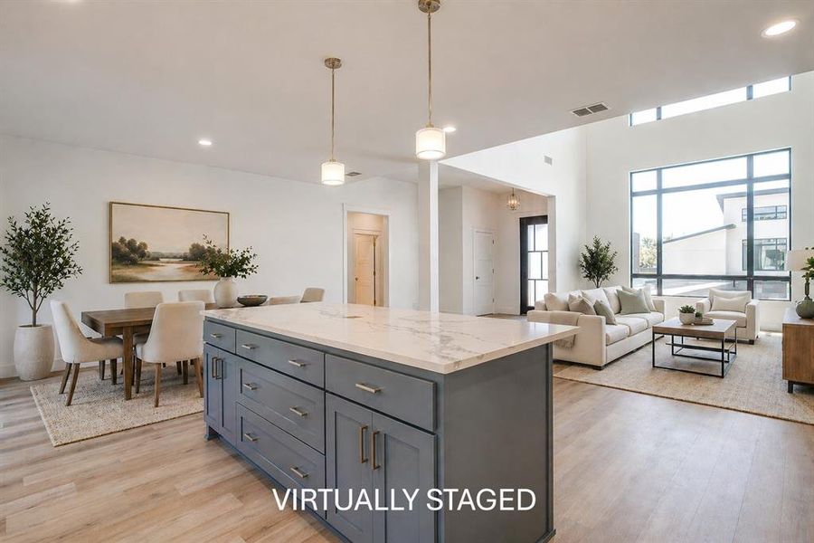 Furnished interior view inside a new home in , Mineral Wells (Image 12).