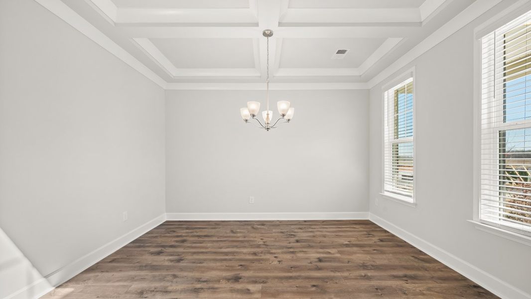 Representative unfurnished interior of a home built from the Fleetwood by D.R. Horton in Evergreen Crossing, Locust Grove (Image 14).