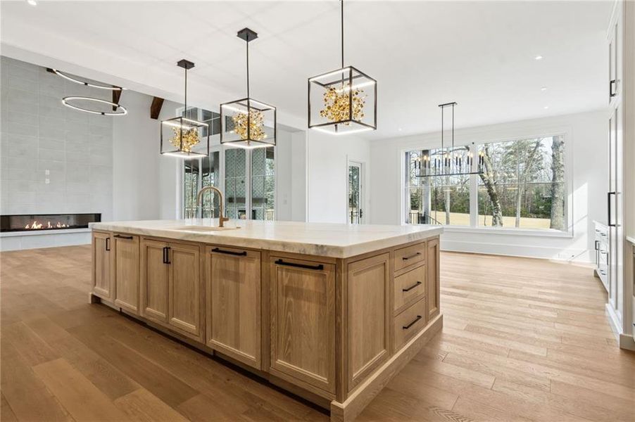 Furnished interior view inside a new home in , Suwanee (Image 54).