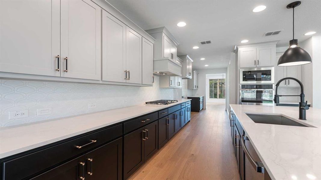Furnished interior view inside a new home in Somerset Park 80', Rockwall (Image 8).