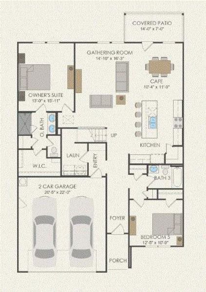 Pulte Homes, Sweetwater floor plan