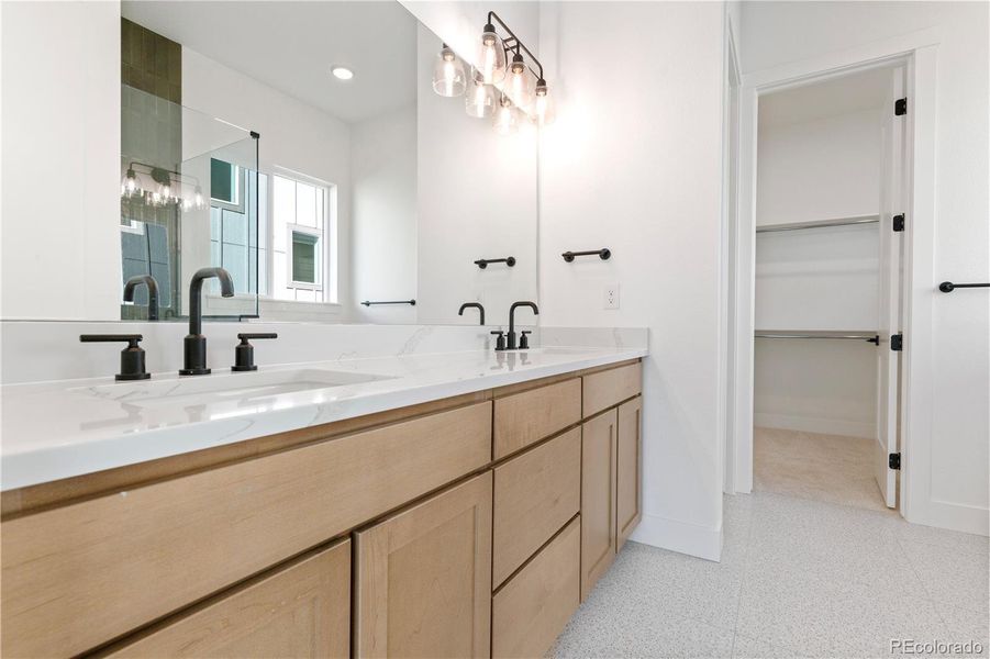 Furnished interior view inside a new home in Dillon Pointe - Journey, Broomfield (Image 11).