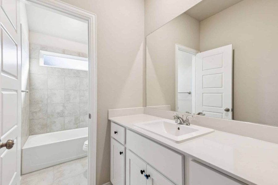 Furnished interior view inside a new home in Summer Crest, Fort Worth (Image 12).