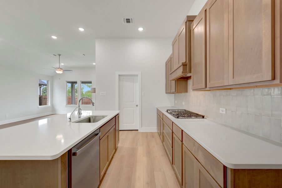 Furnished interior view inside a new home in The Meadows, Denton (Image 7).