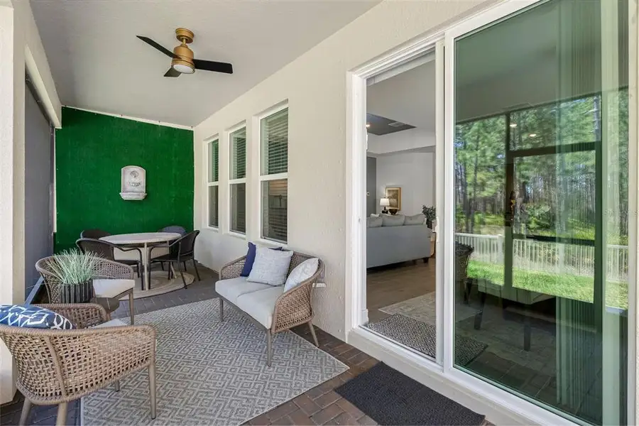 Exterior details and patio area of a home in Pearl Estates, Lutz (Image 3). Exterior details and patio area of a home in Pearl Estates, Lutz (Image 3).