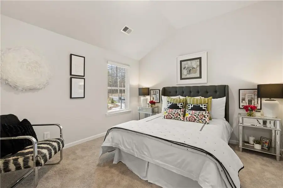 Furnished interior view inside a new home in Hillbrooke Preserve, Conyers (Image 34).
