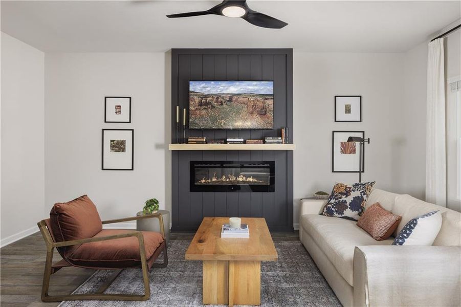 Furnished interior view inside a new home in , Gainesville (Image 13).