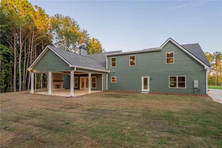 Front exterior of a new home in , Social Circle, GA, highlighting curb appeal (Image 24).