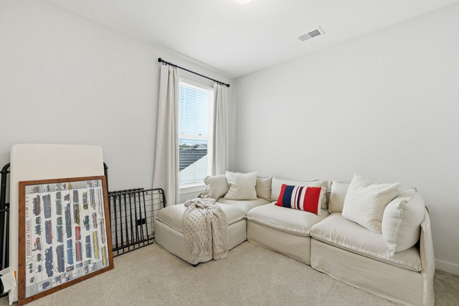 Furnished interior view inside a new home in Homecoming, Ravenel (Image 31). Furnished interior view inside a new home in Homecoming, Ravenel (Image 31).