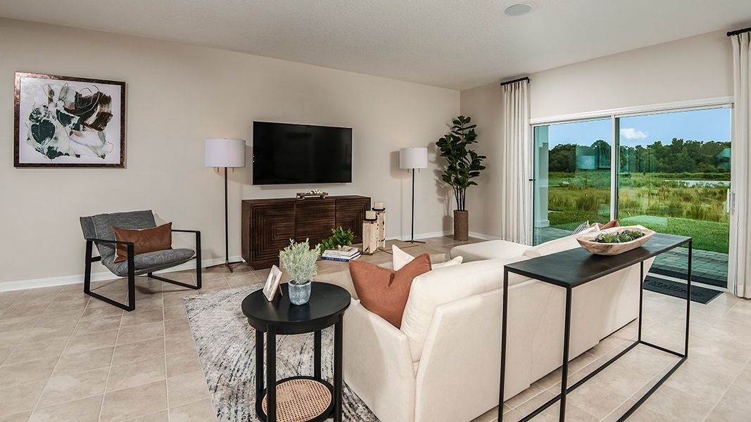 Furnished interior view inside a new home in Coopers Meadow, Jacksonville (Image 4). Furnished interior view inside a new home in Coopers Meadow, Jacksonville (Image 4).