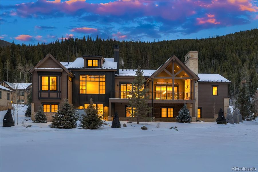 Front exterior of a new home in , Keystone, CO, highlighting curb appeal (Image 26).