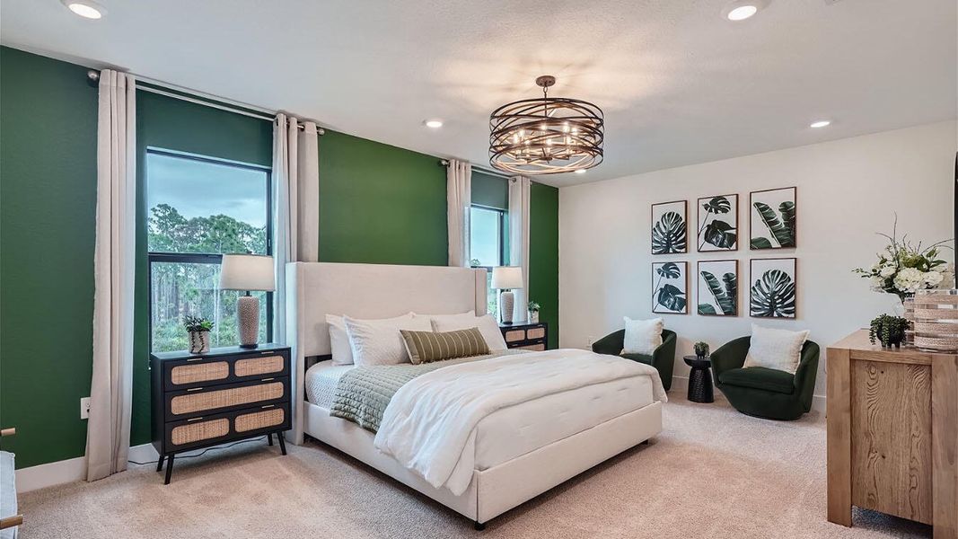 Galen Model primary bedroom