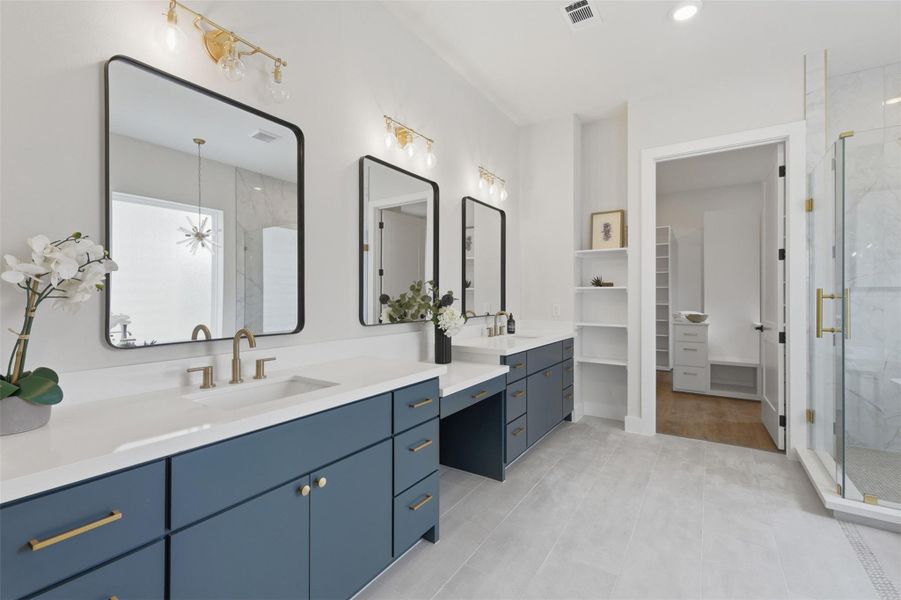 Furnished interior view inside a new home in , Houston (Image 13).