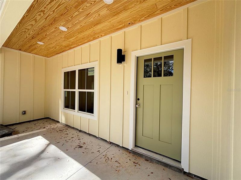 Exterior details and patio area of a home in , Melrose (Image 3).