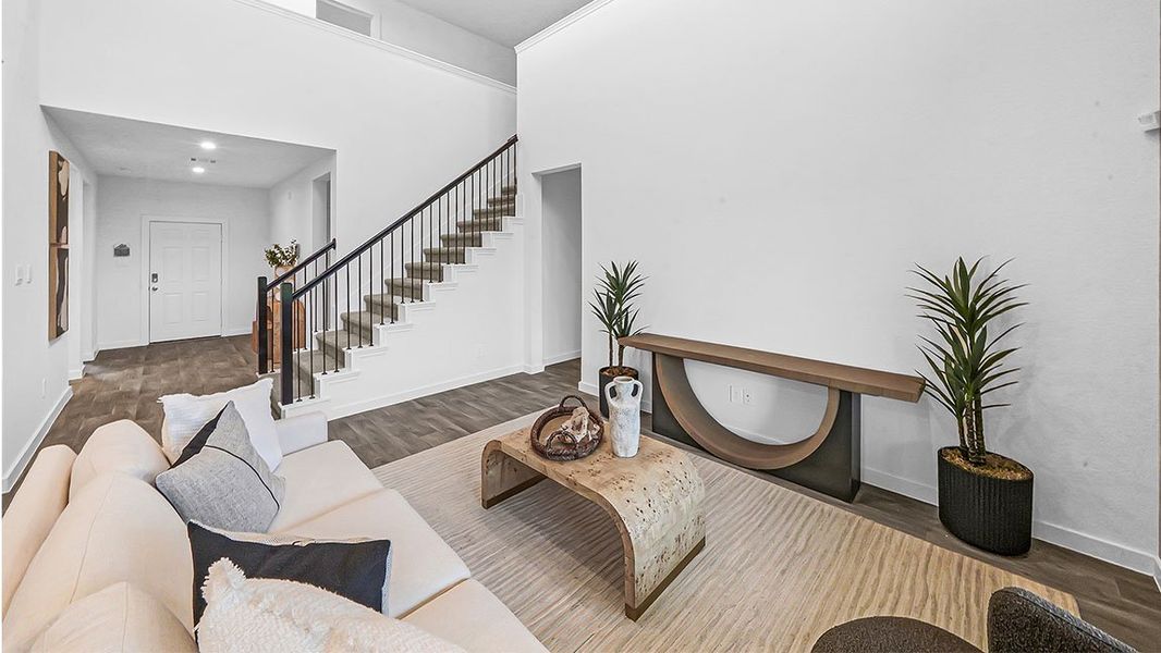 Furnished interior view inside a new home in Evergreen, Rosenberg (Image 10).