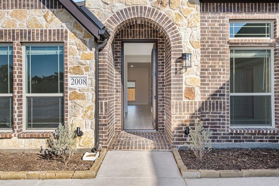 Exterior details and patio area of a home in Meadow Vista 60-65, Anna (Image 26). Exterior details and patio area of a home in Meadow Vista 60-65, Anna (Image 26).