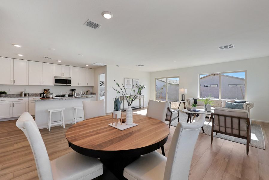 Furnished interior view inside a new home in Cross Creek Ranch, Coolidge (Image 5).