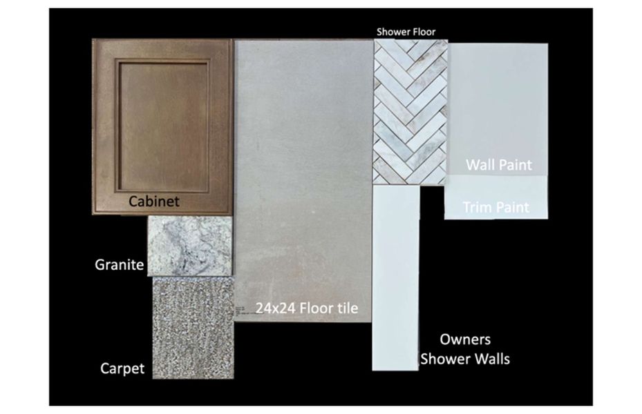 Sample of building materials used in homes in Artisan at Asante, Surprise (Image 3). Sample of building materials used in homes in Artisan at Asante, Surprise (Image 3).