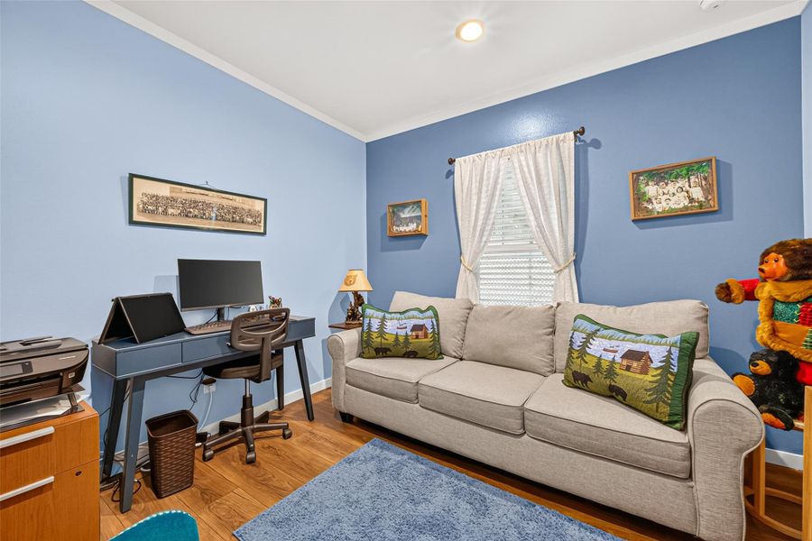 Furnished interior view inside a new home in , Willis (Image 13).