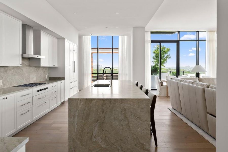 Furnished interior view inside a new home in , Atlanta (Image 9).