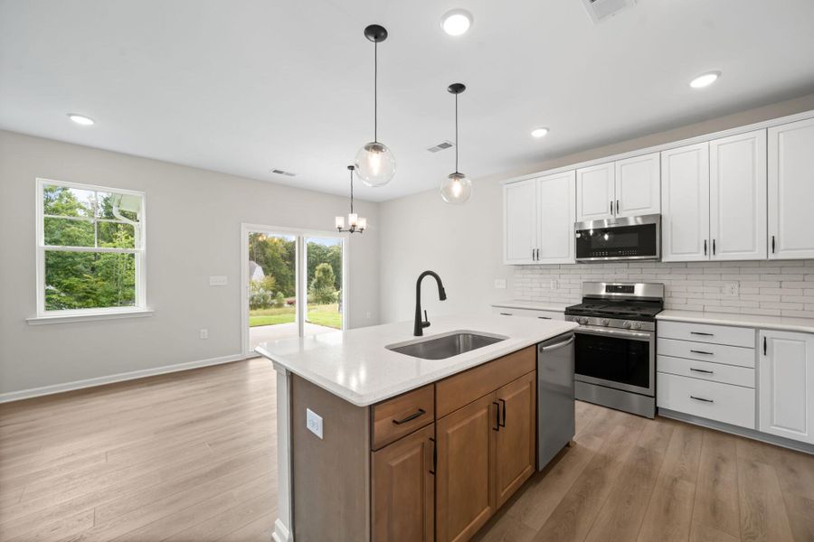 Furnished interior view inside a new home in Chandler Ridge, McLeansville (Image 7).
