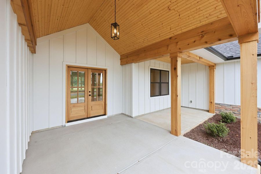 Exterior details and patio area of a home in , Locust (Image 20). Exterior details and patio area of a home in , Locust (Image 20).