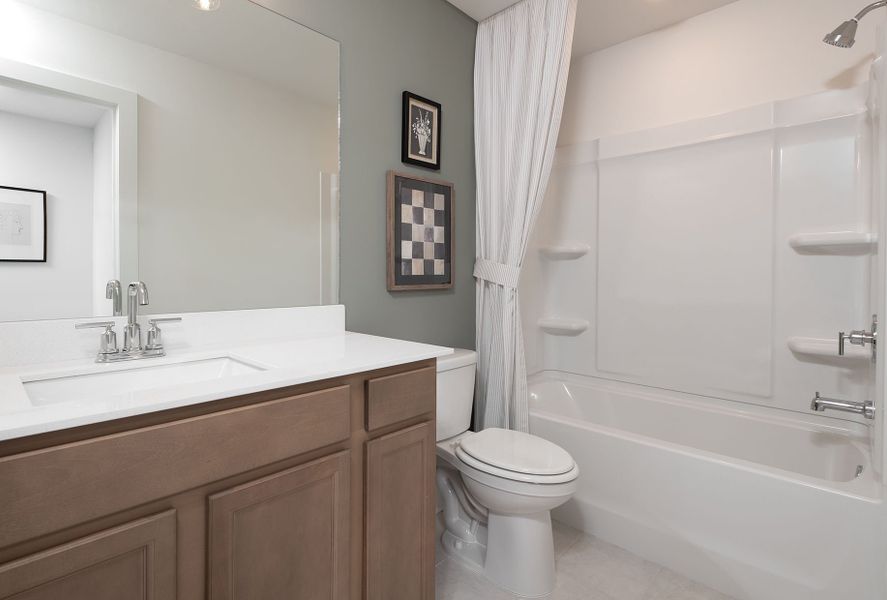Representative furnished interior of a home built from the Canberra by Pulte Homes in Bradshaw Farms Reserve, Mount Juliet (Image 16). Representative furnished interior of a home built from the Canberra by Pulte Homes in Bradshaw Farms Reserve, Mount Juliet (Image 16).