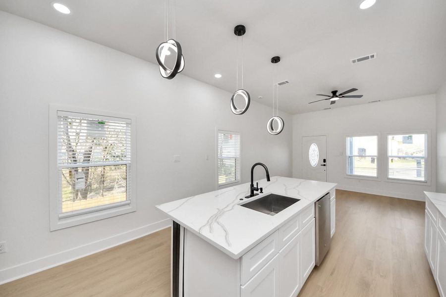 Furnished interior view inside a new home in , Houston (Image 15).