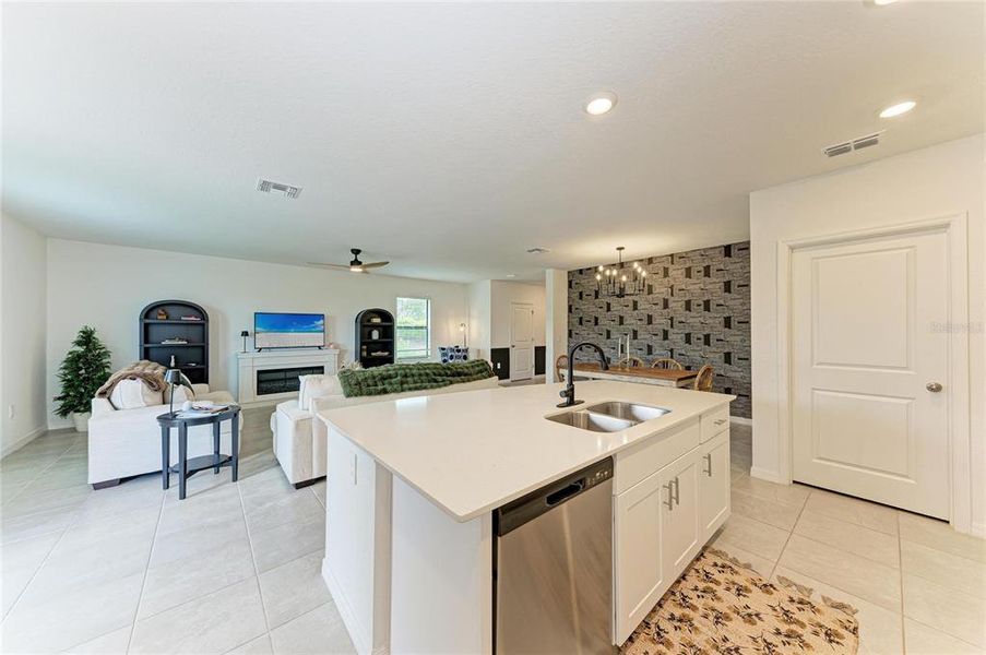 Furnished interior view inside a new home in , Sarasota (Image 10).