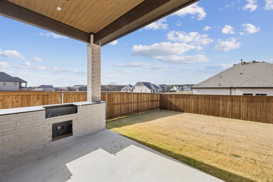 Representative exterior details of a home built from the Augusta by Sandlin Homes in Trinity Estates, Benbrook (Image 3).