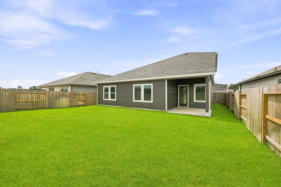 Exterior details and patio area of a home in Maple Woods, Hockley (Image 14).