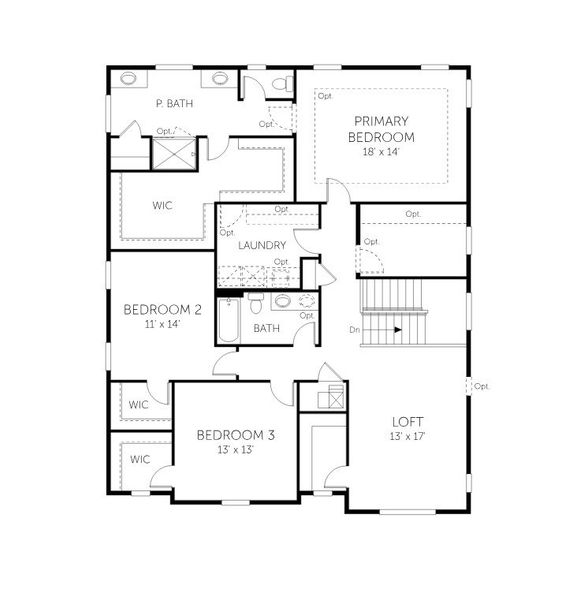 2D floor plan layout of this home in Farmstead, Berthoud, CO (Image 5). 2D floor plan layout of this home in Farmstead, Berthoud, CO (Image 5).