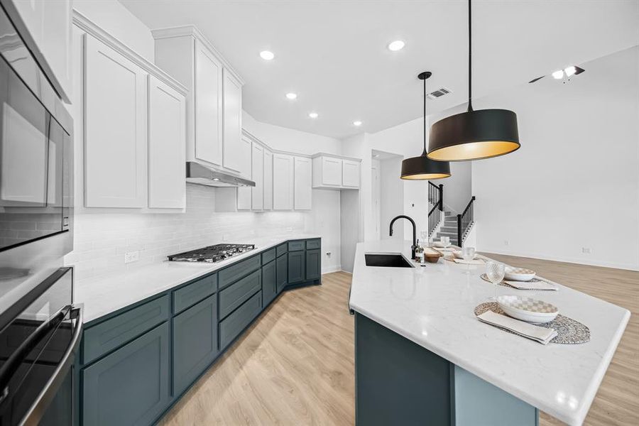 Furnished interior view inside a new home in Monterra - Classics, Fate (Image 12).